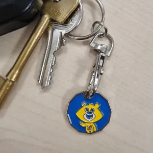 Theo Trolley Keyring