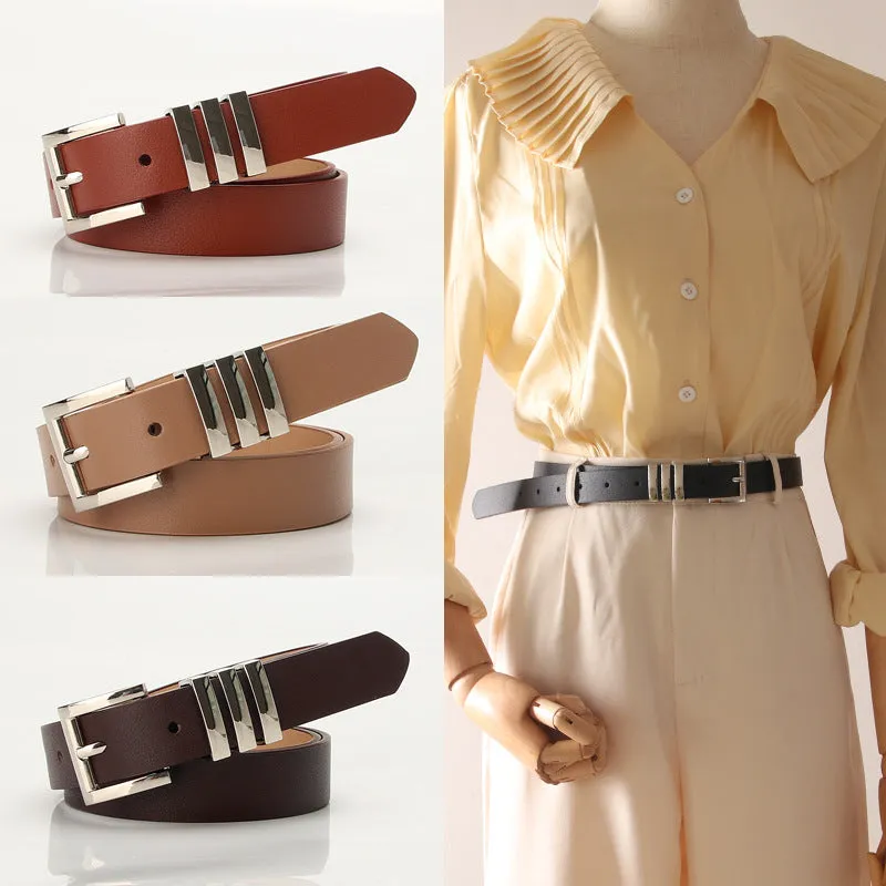 Versatile Clothing Matching Belt Simple Belt Female Korean Fashion Dress Decoration