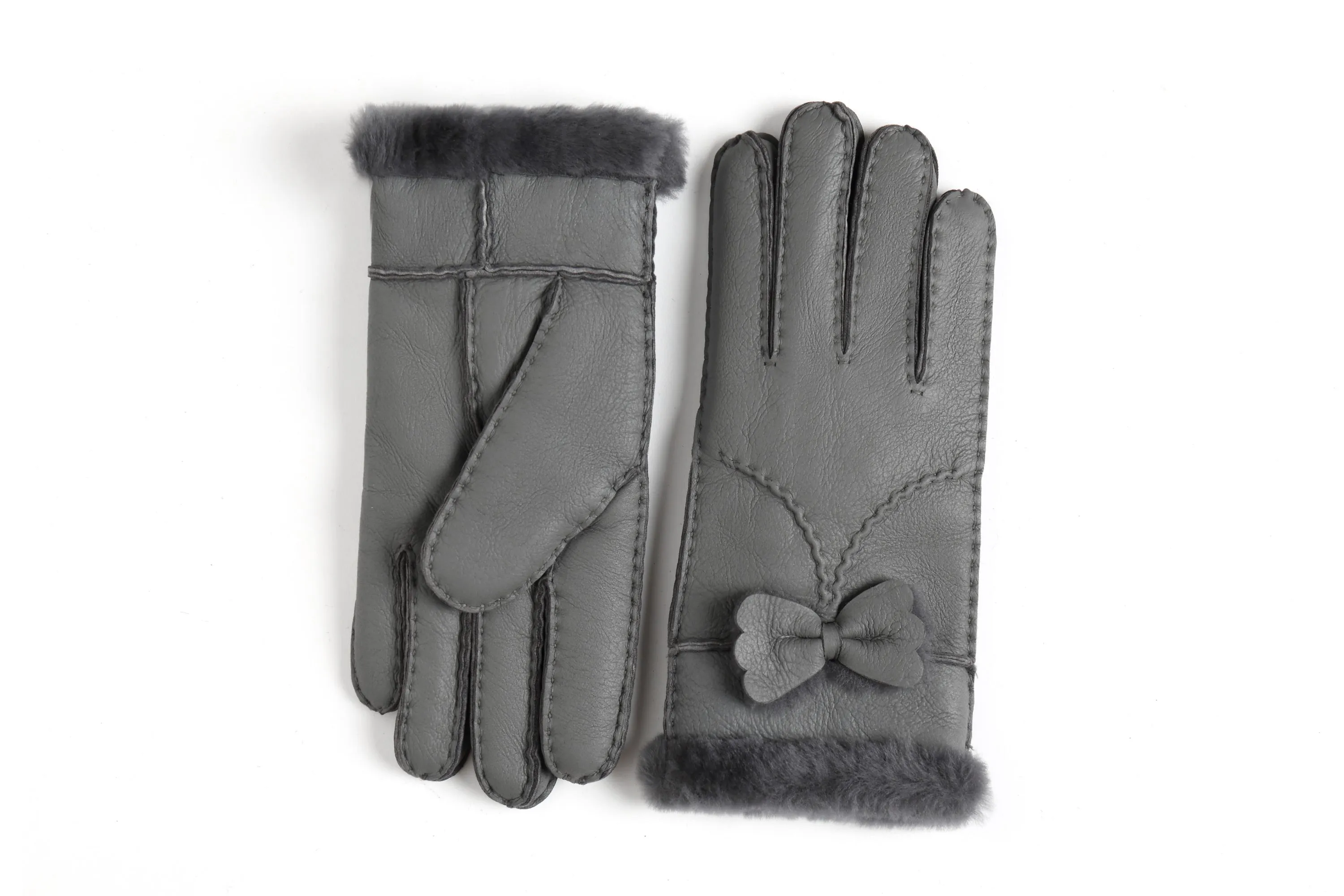 YISEVEN Womens Shealring Sheepskin Leather Gloves