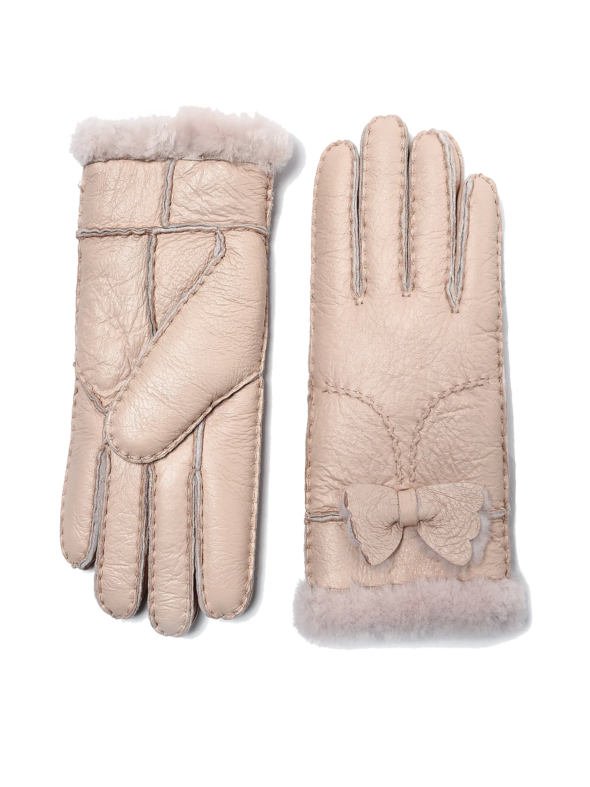 YISEVEN Womens Shealring Sheepskin Leather Gloves