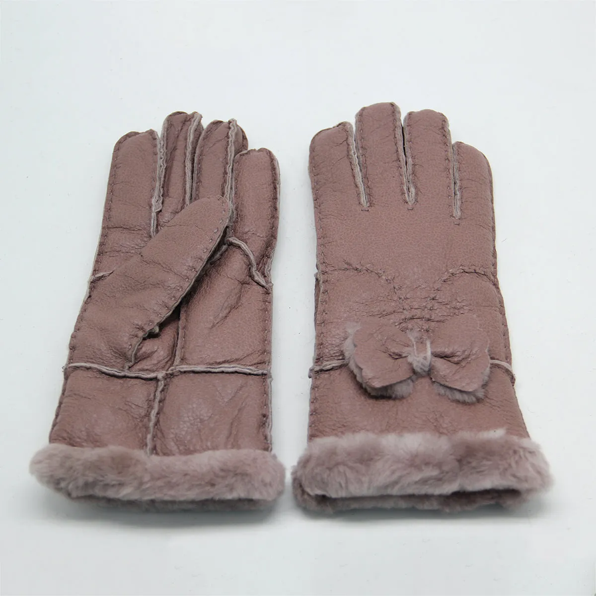 YISEVEN Womens Shealring Sheepskin Leather Gloves